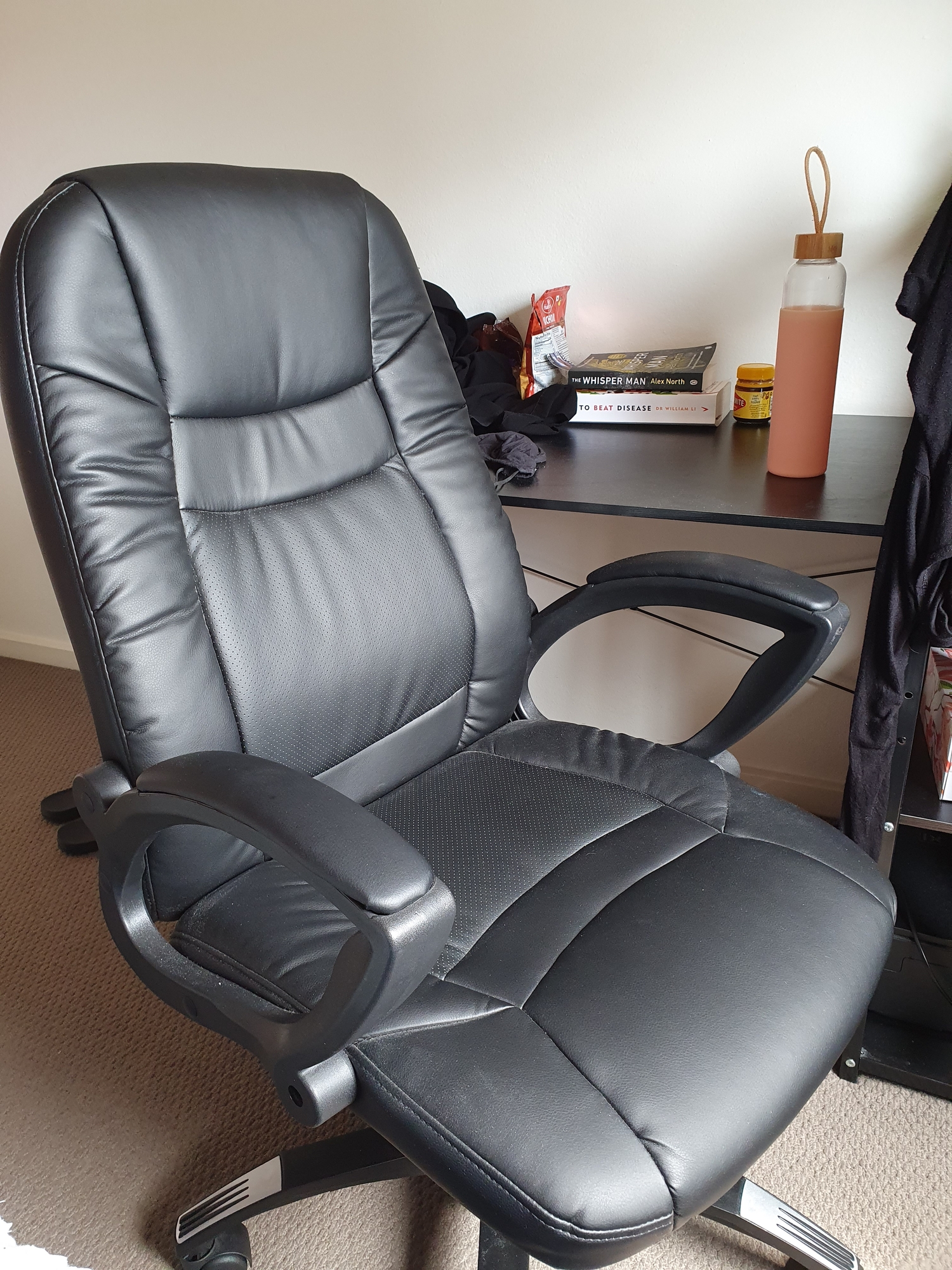 beautyrest black executive office chair