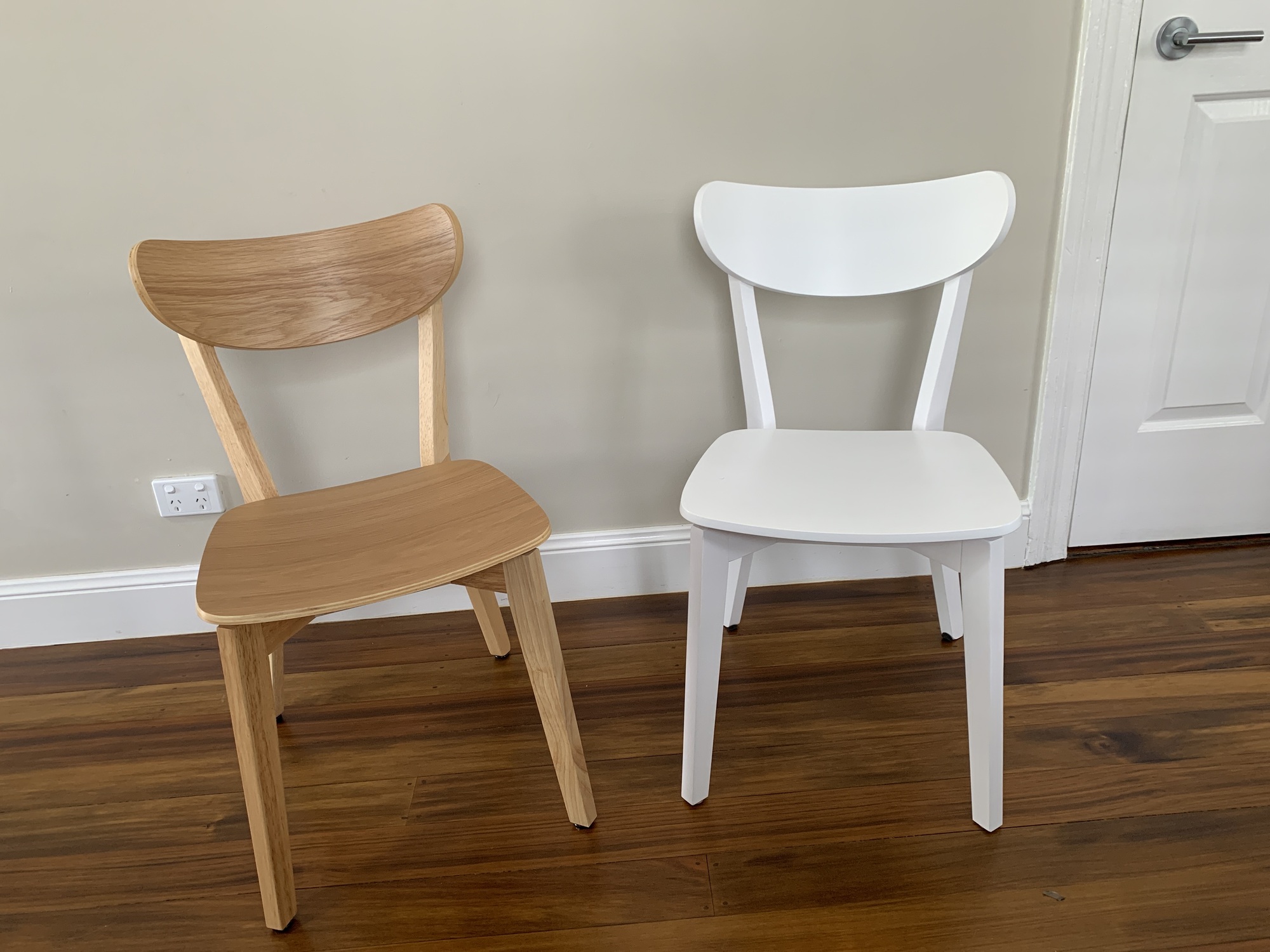 larsen solid wood dining chair