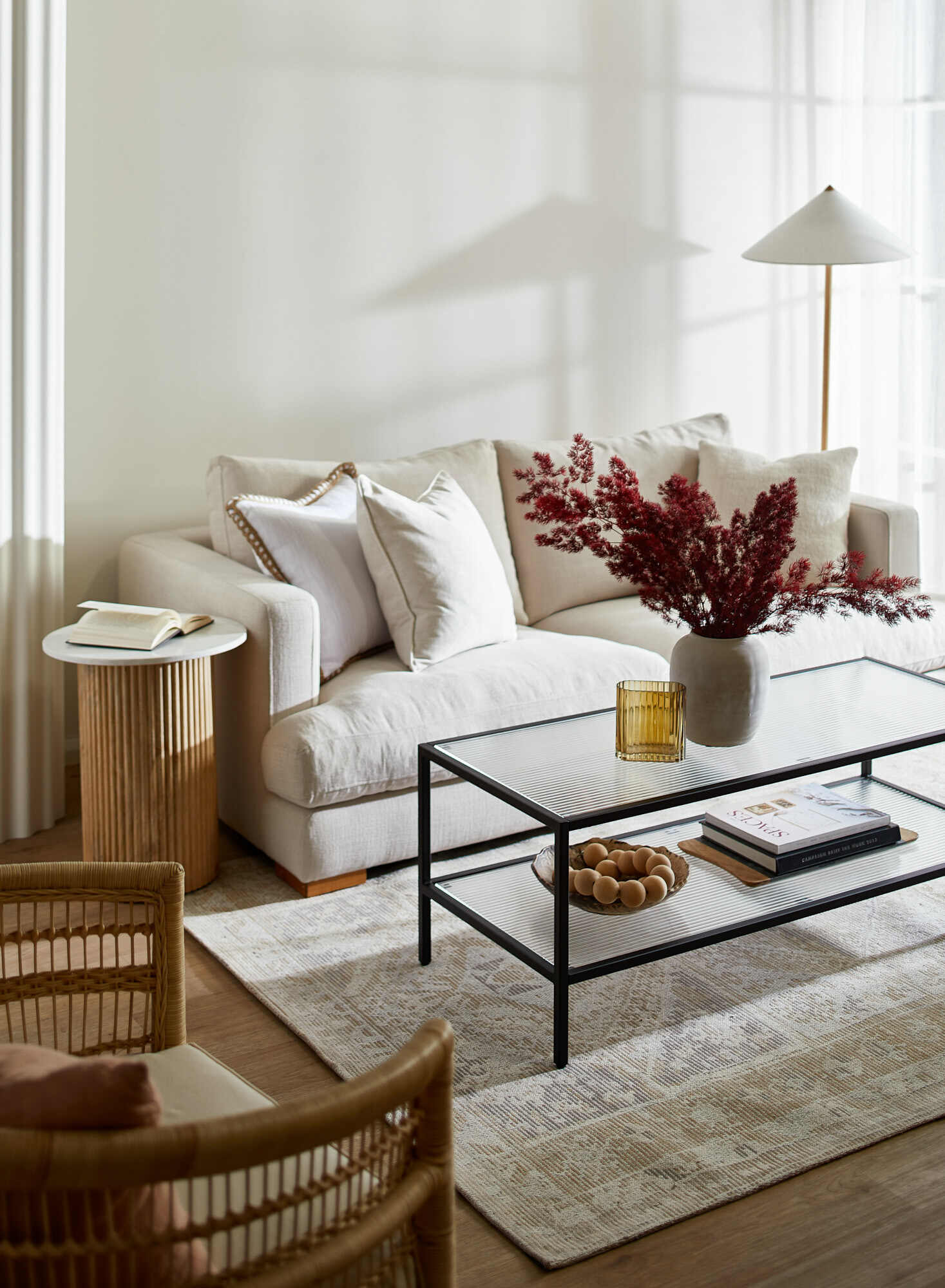 Scandi Living Room Room Ideas Warm Minimalist Flat By Temple Webster