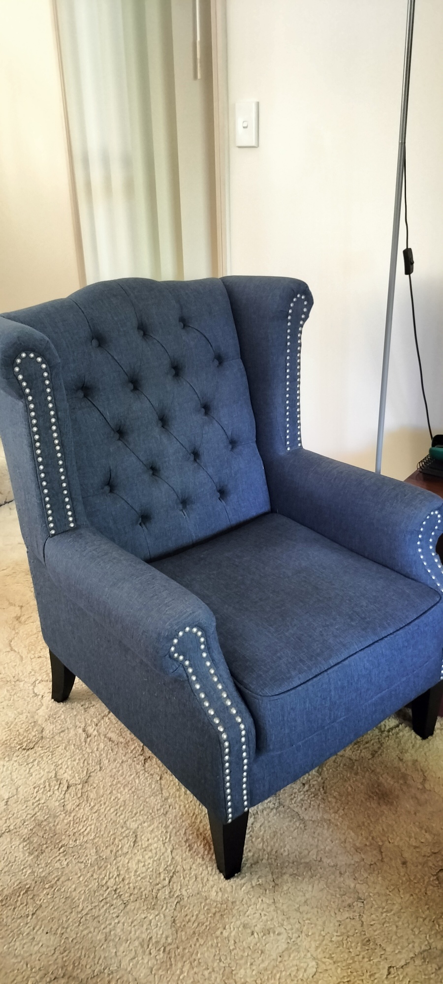 Temple ster Duke Wingback Chair;2 Available; Hamptons Style