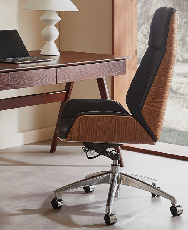 Temple & ster Bentwood High Back Executive Office Chair