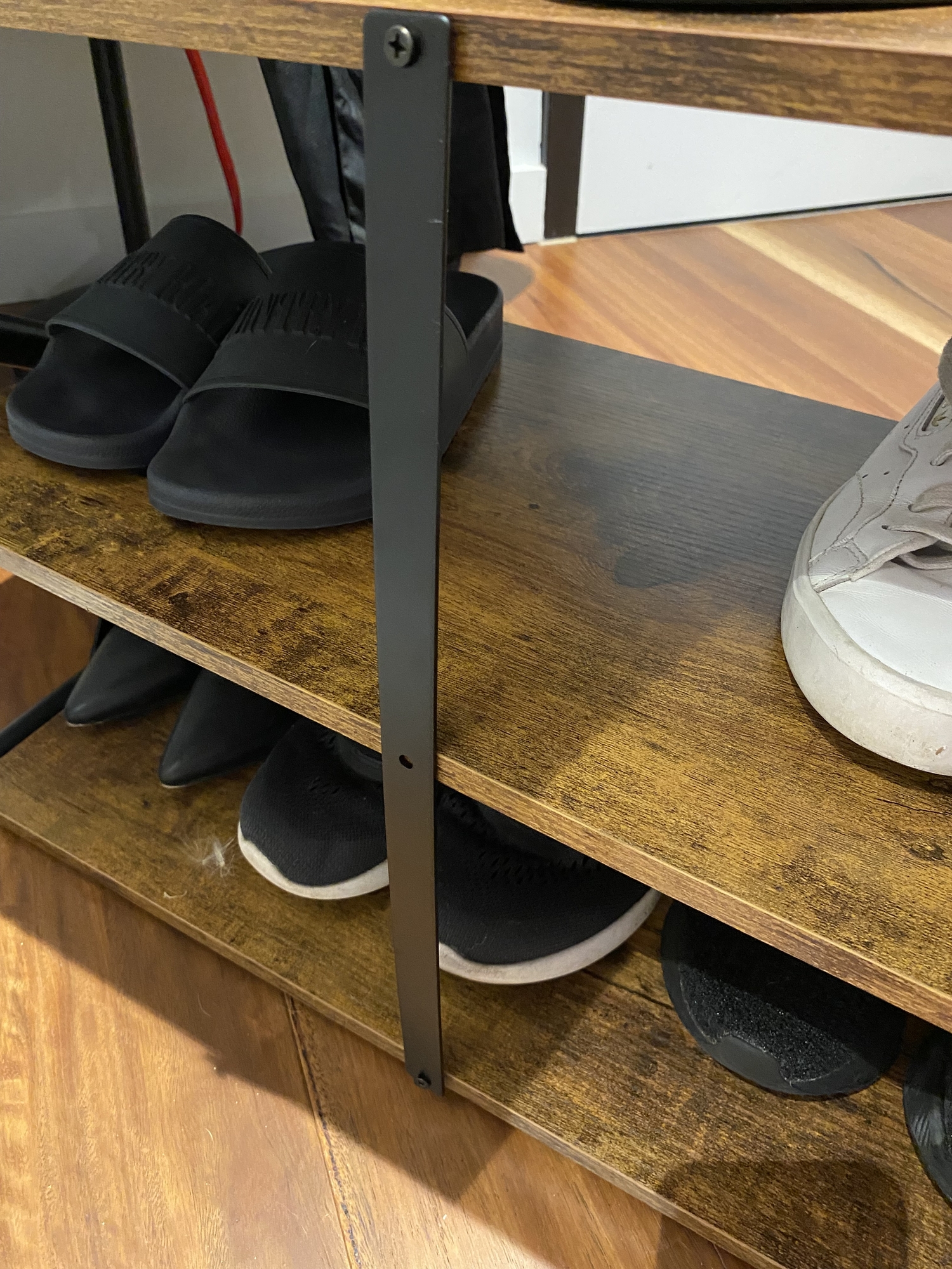 Olola Living Rustic Z-Frame Shoe Rack Temple Webster