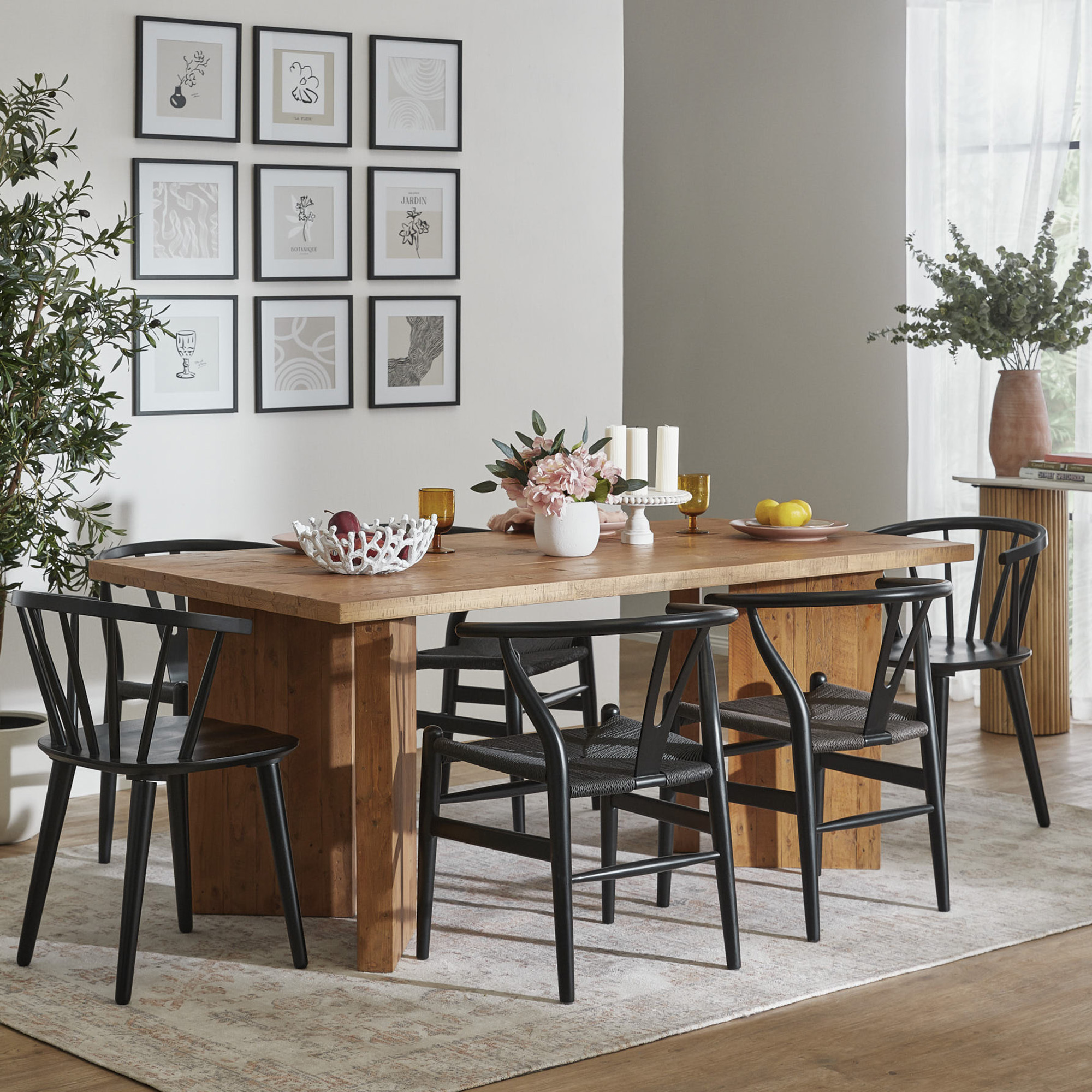 Scandi Dining Room room ideas. Farm-to-Table. By Temple & Webster