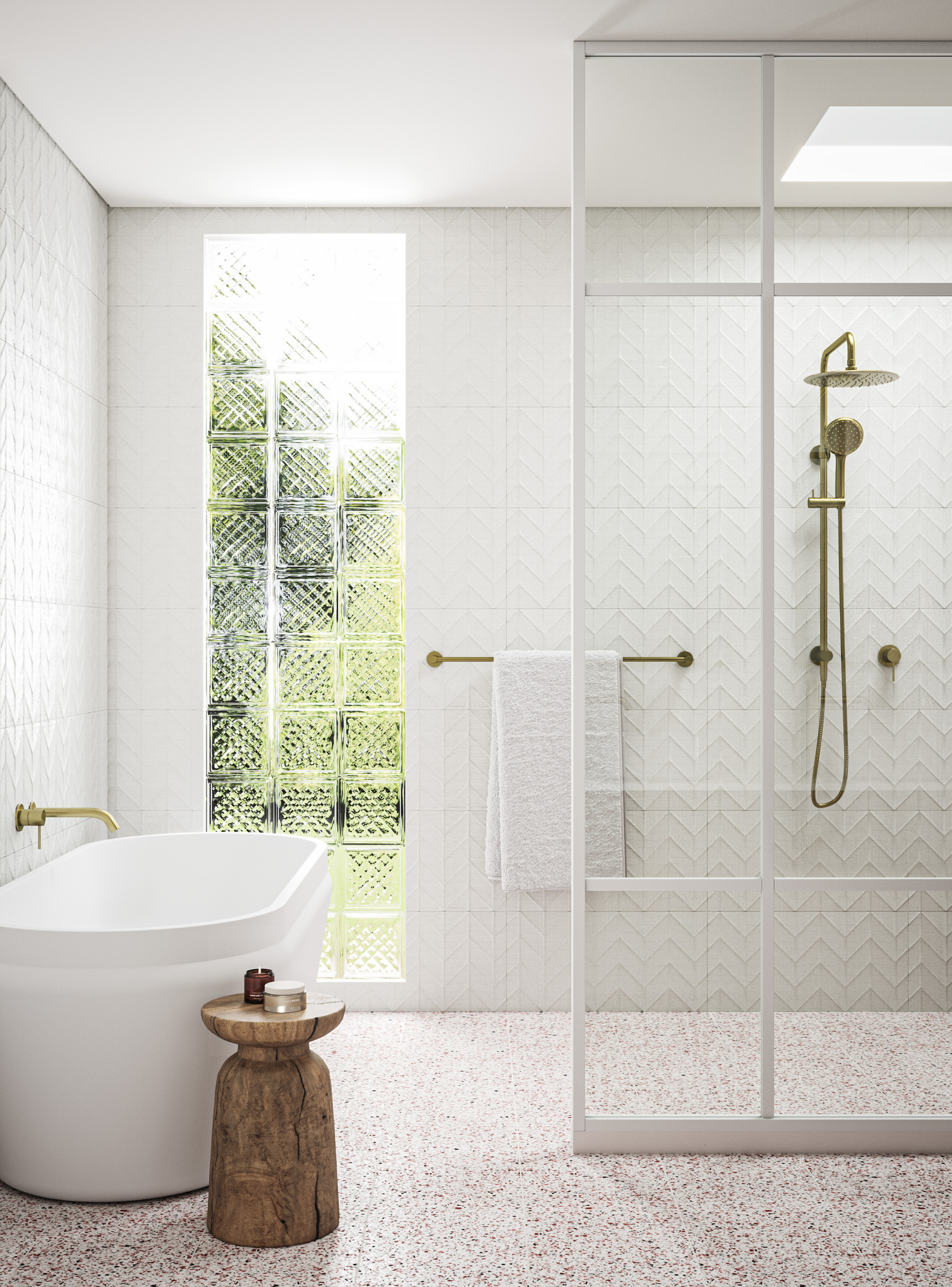 Contemporary Blush Bathroom 2 photo by Temple &amp; Webster