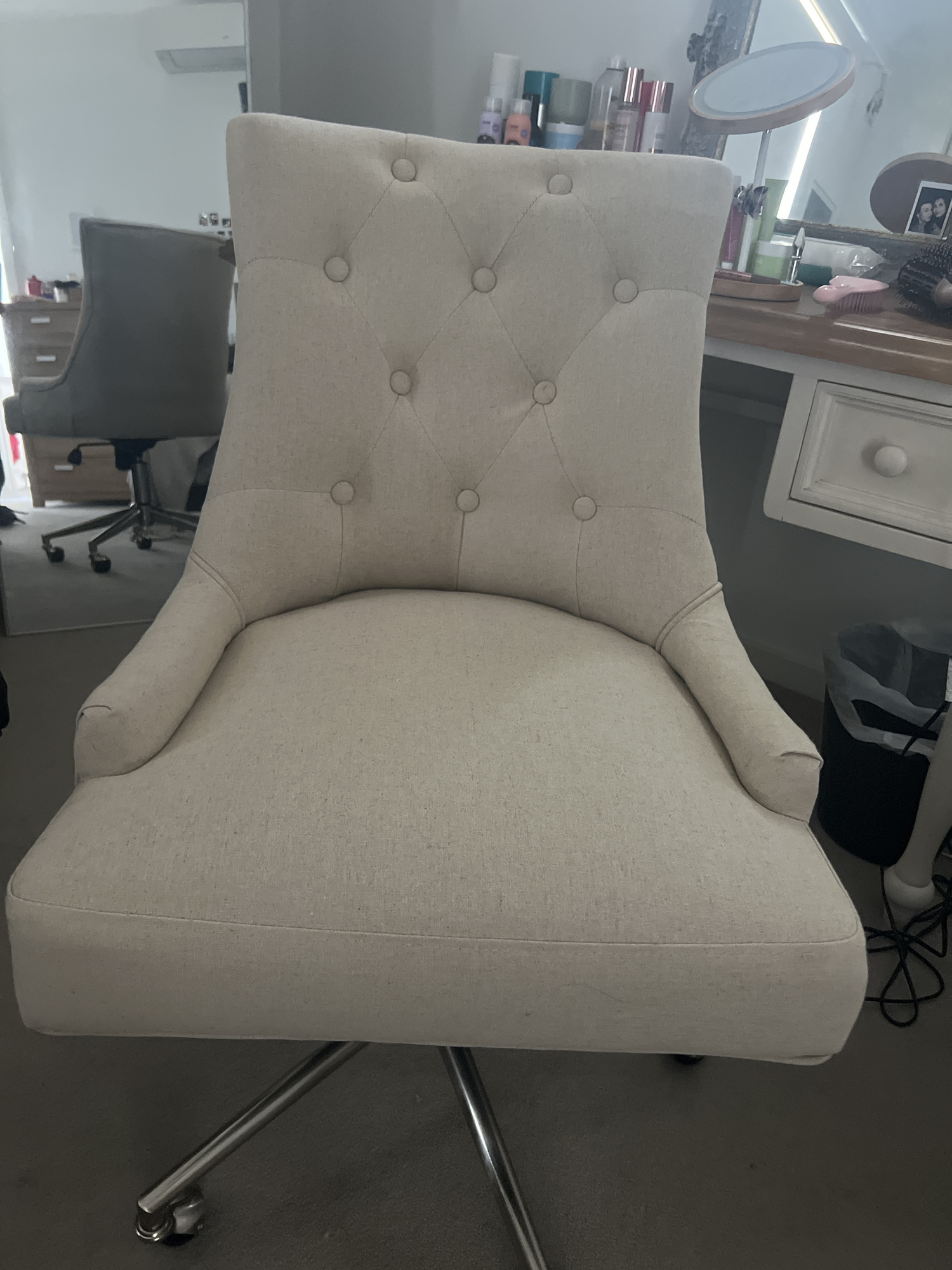 Flynn office chair 2024 persian grey