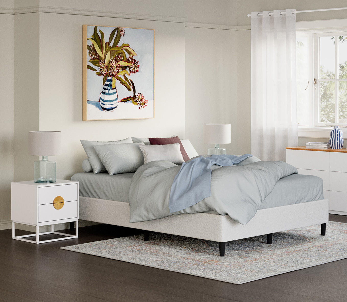 Tranquil White Oasis photo by Temple &amp; Webster