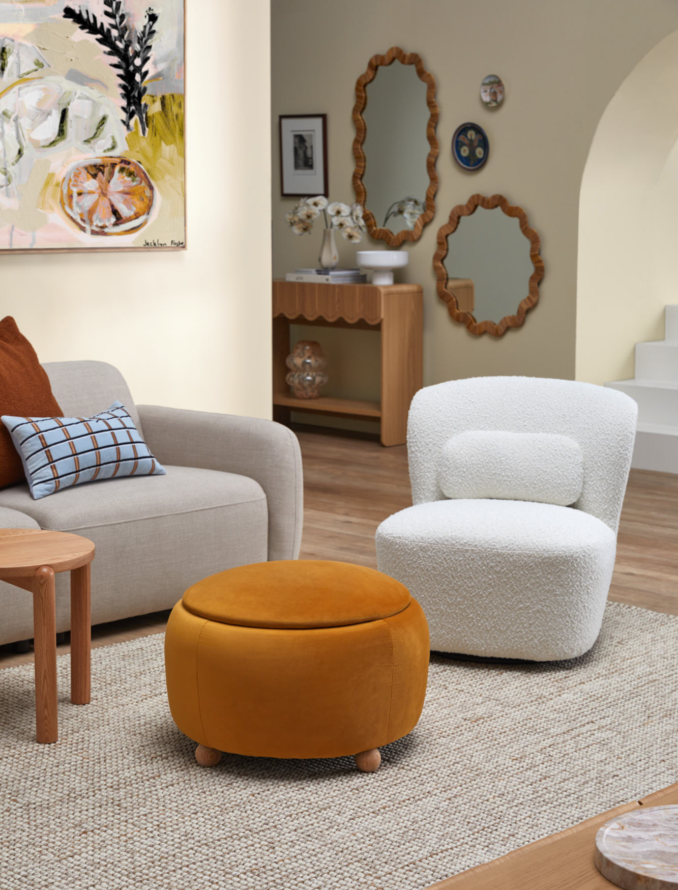 Soft Curves Living photo by Temple &amp; Webster