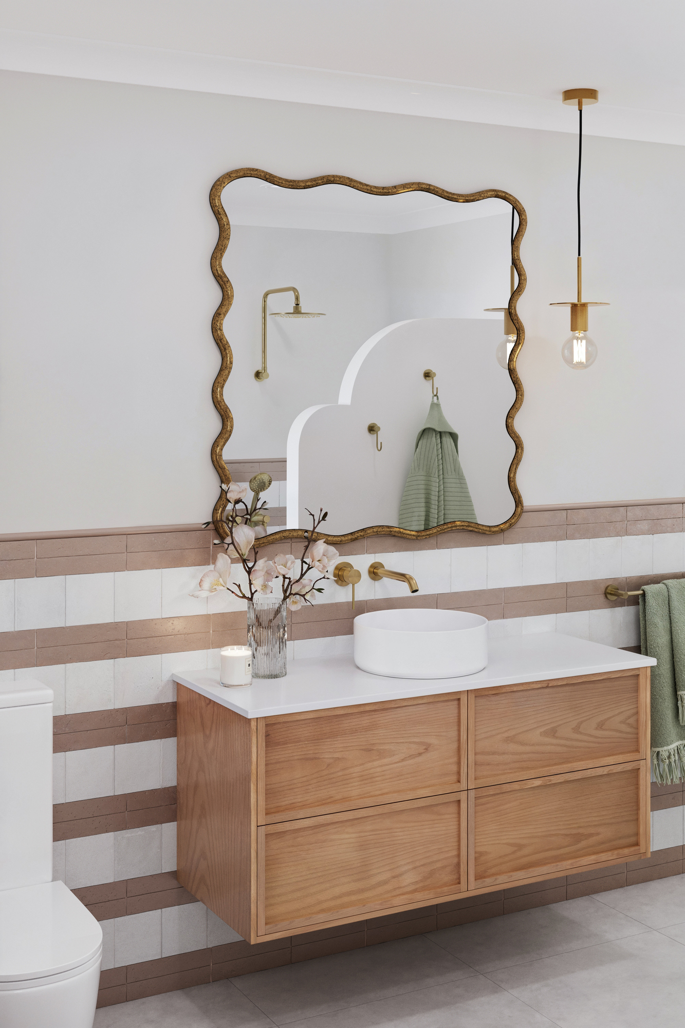 Charming Timeless Bathroom photo by Temple &amp; Webster