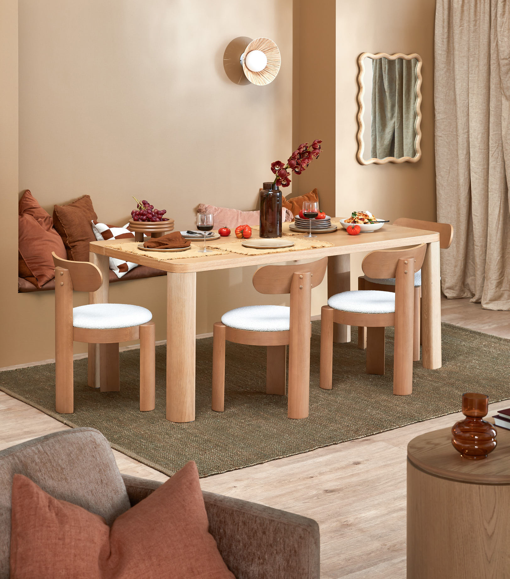 Casual Dining Room room ideas. Earthy Dining Sanctuary. By Temple & Webster