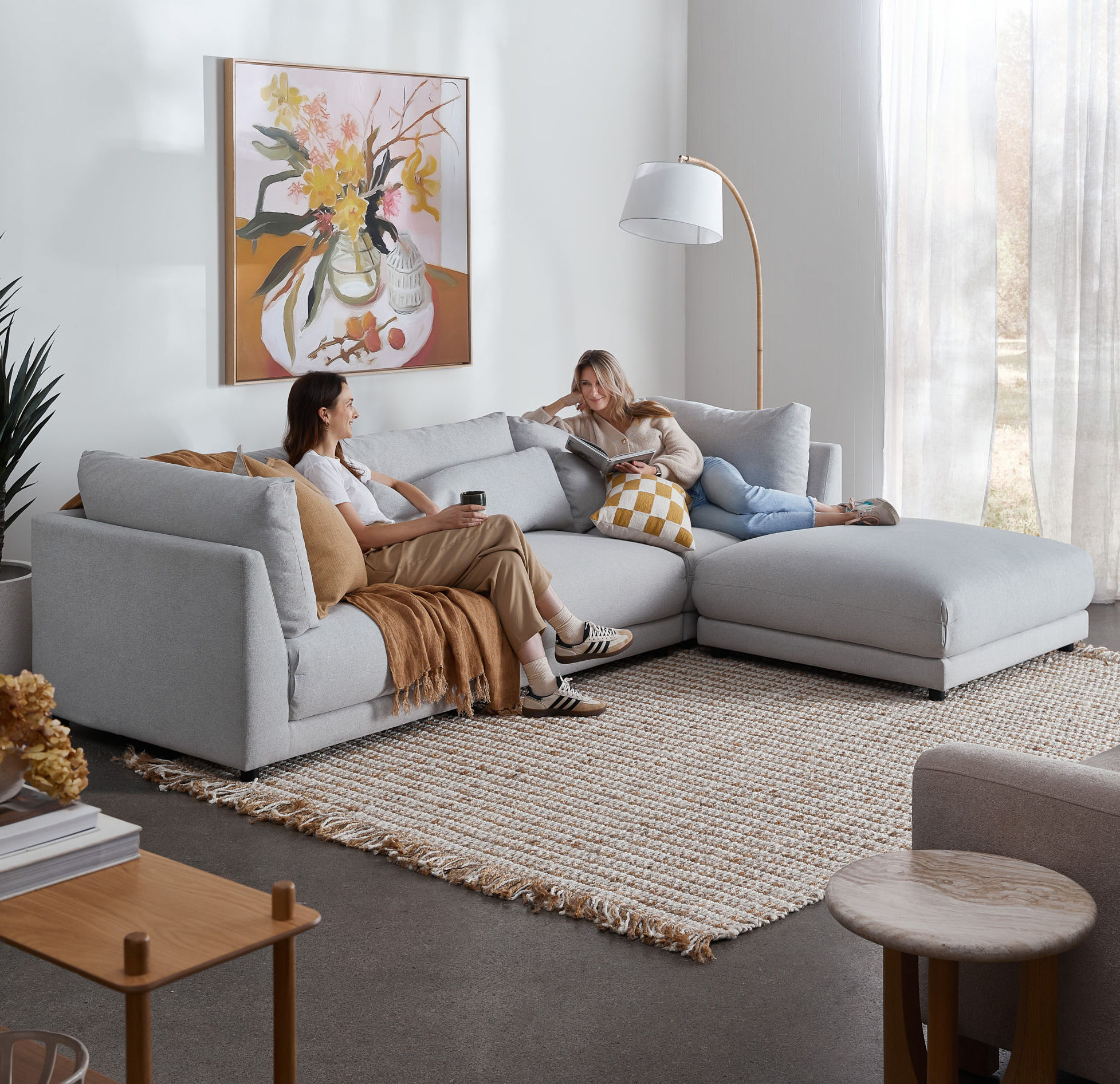 Calm Vista Living photo by Temple & Webster