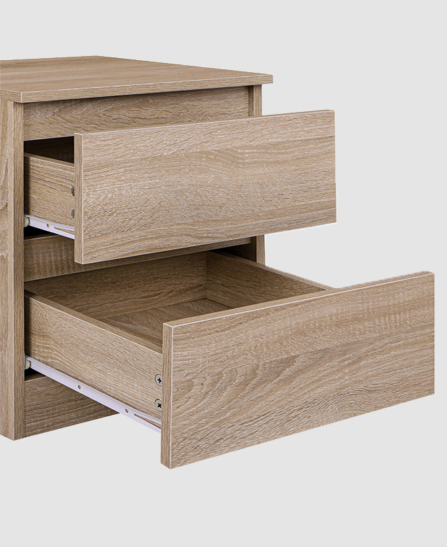 Ample drawer space