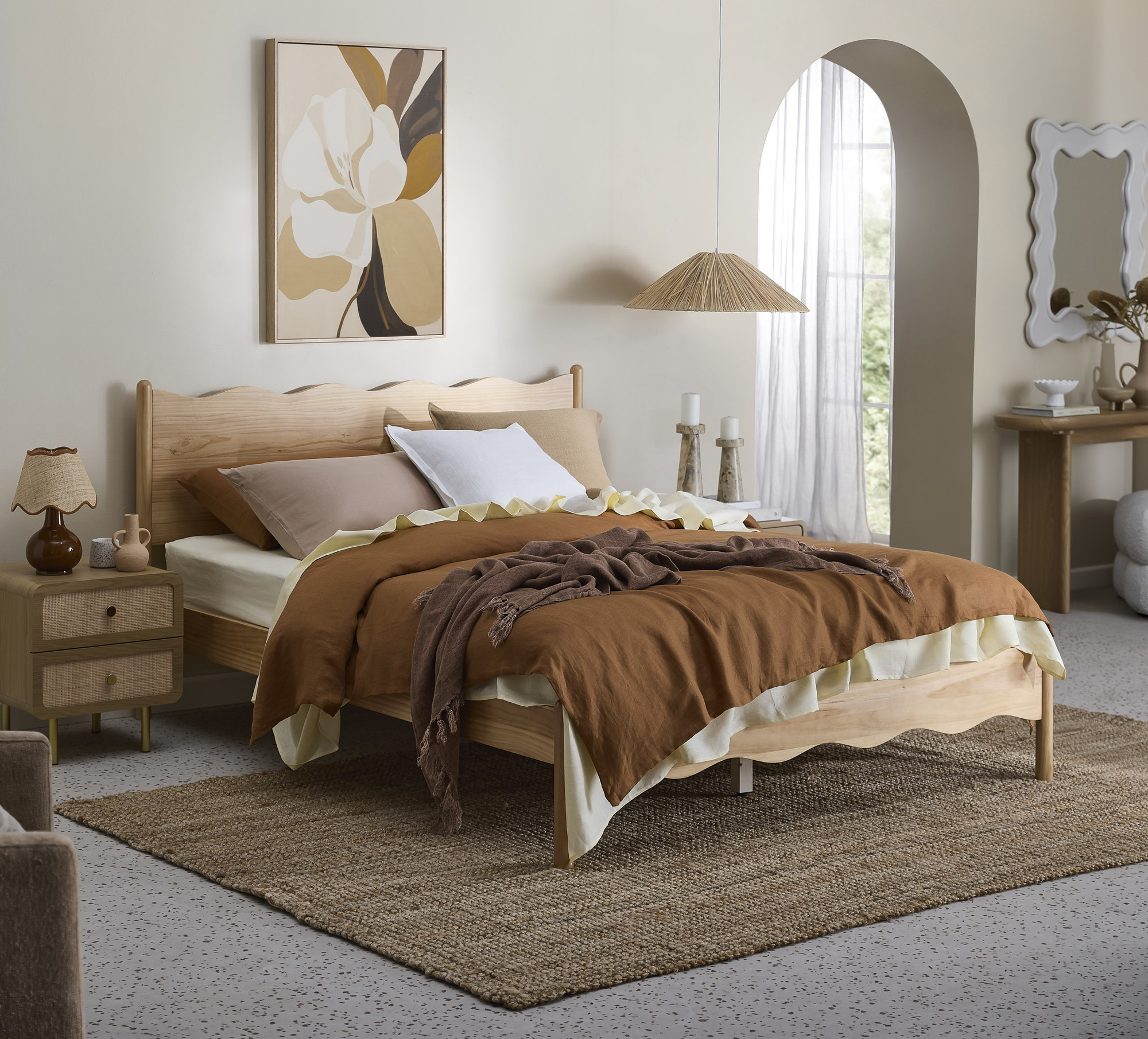 Coastal Roast Bedroom photo by Temple &amp; Webster