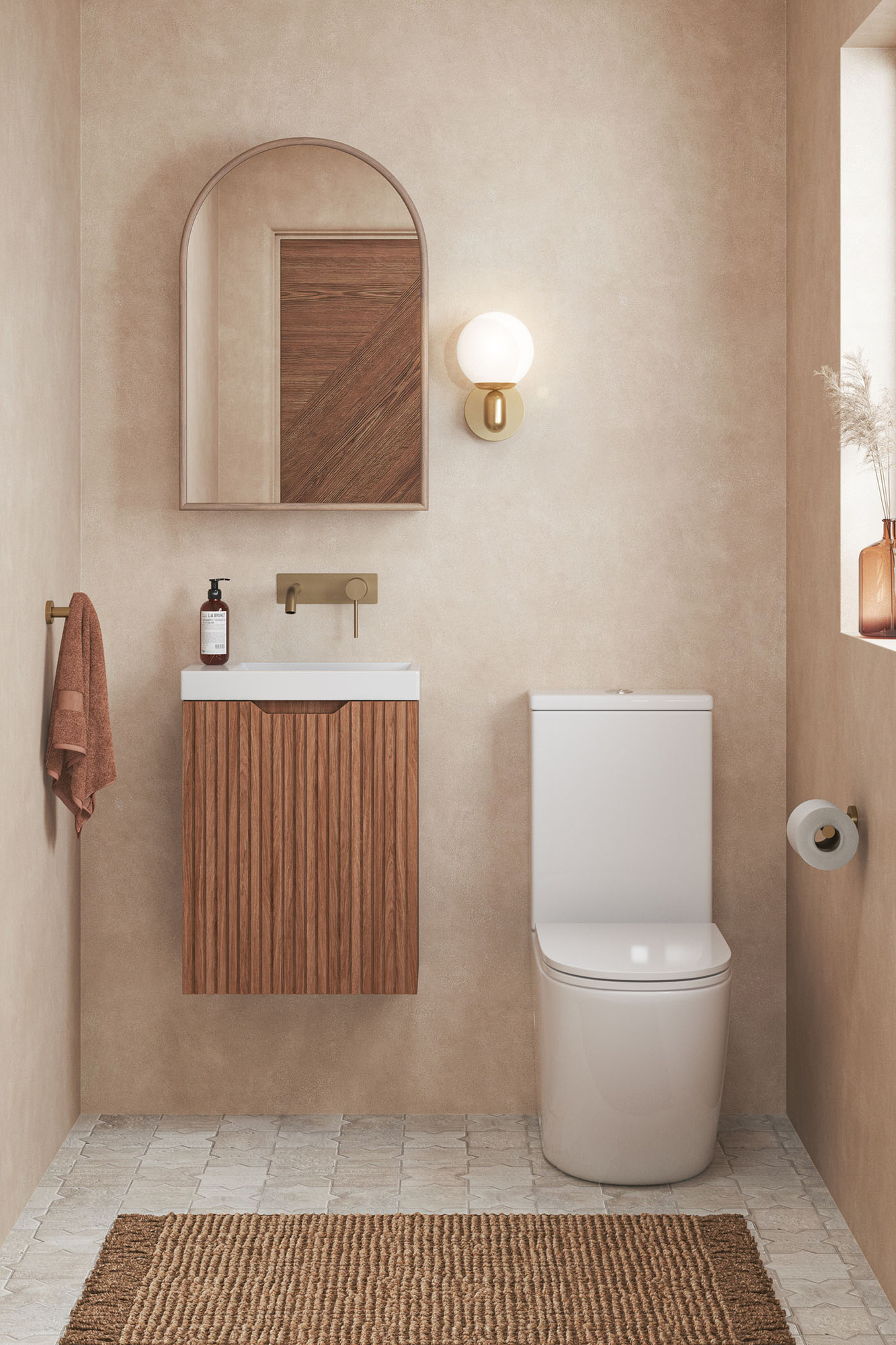 Solene Powder Room photo by Temple &amp; Webster