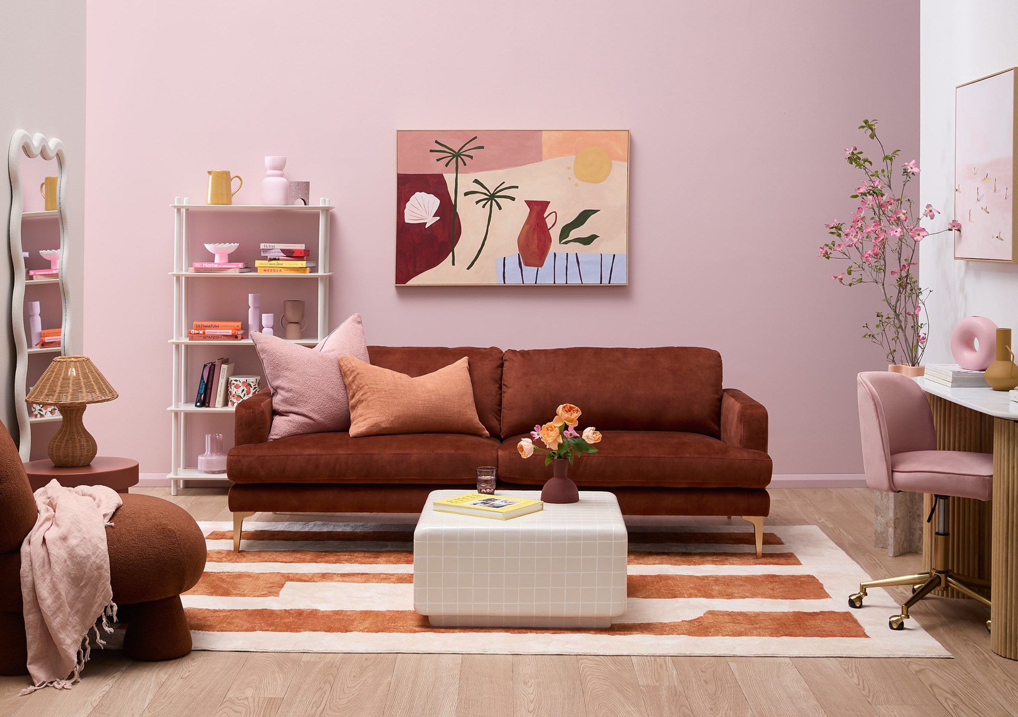 Blush Rush Living photo by Temple &amp; Webster