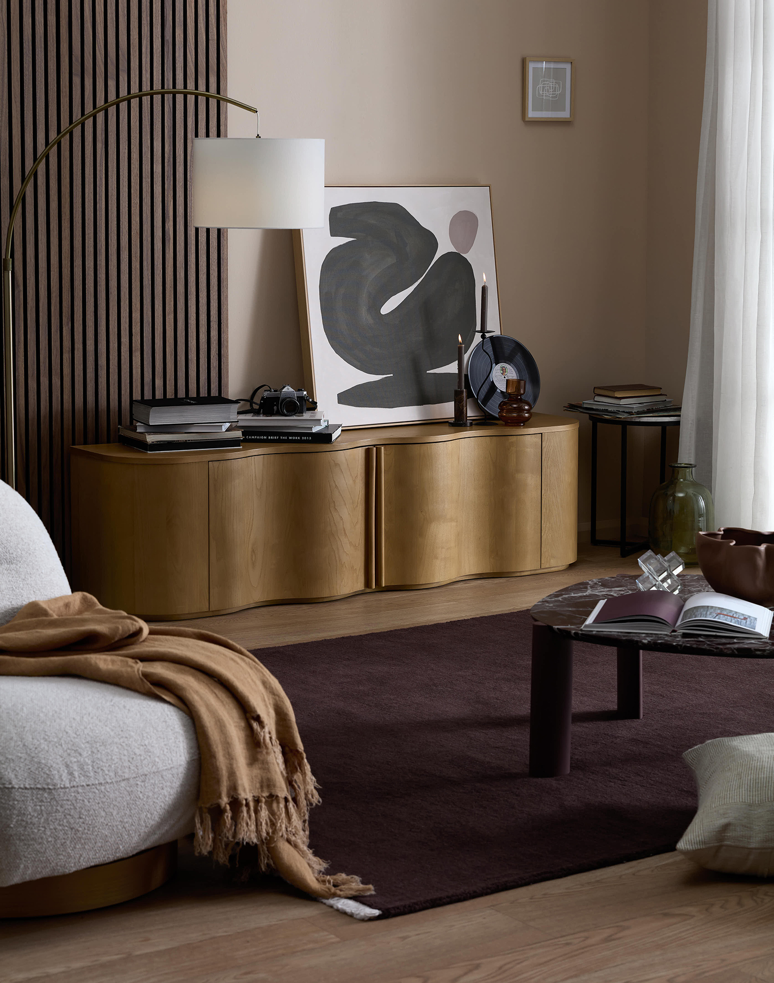 Sleek Luxe Living photo by Temple &amp; Webster