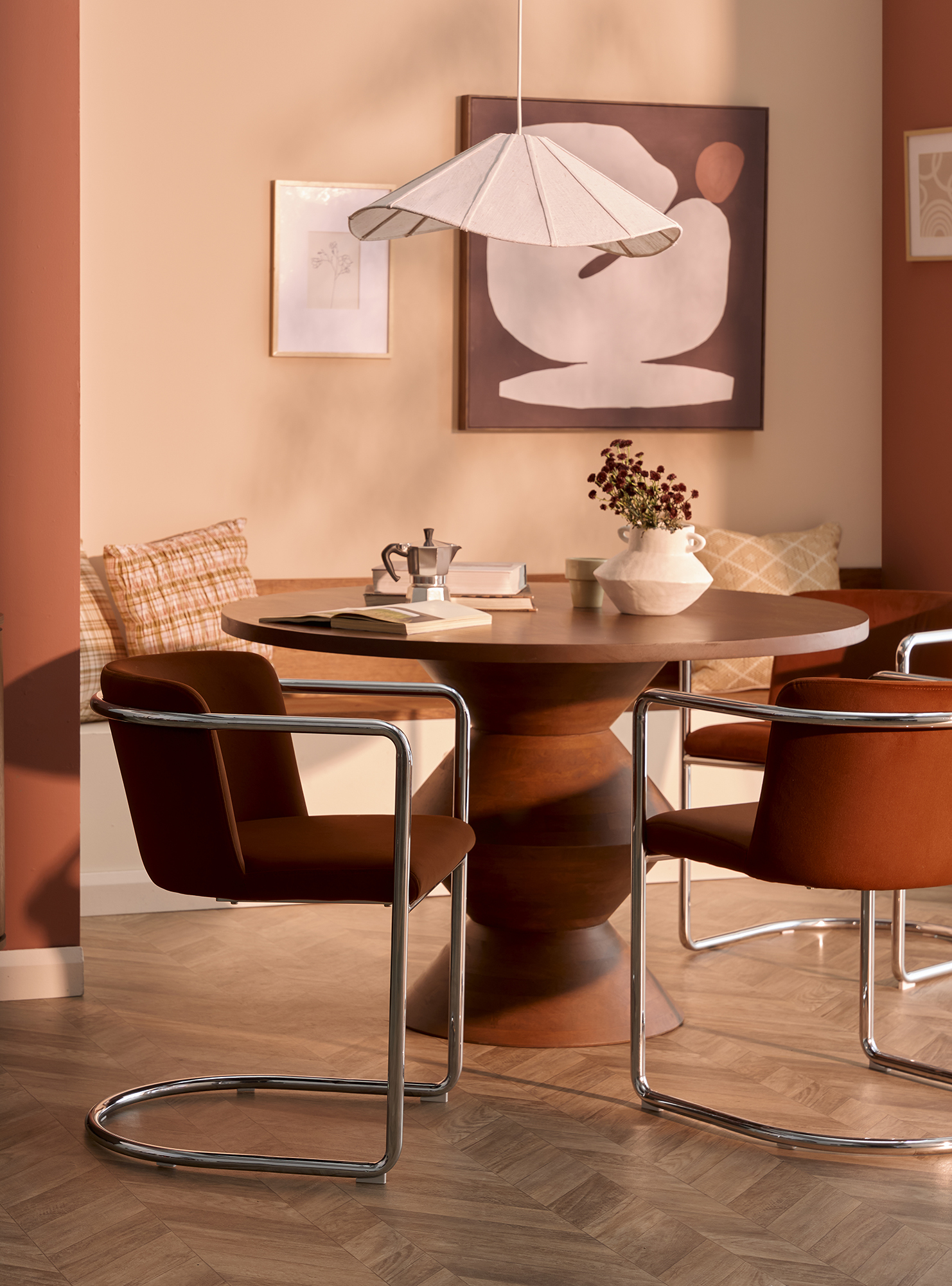 Walnut &amp; Rust Dining photo by Temple &amp; Webster