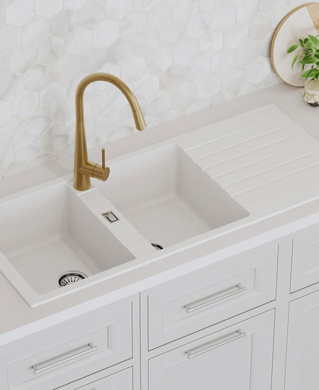 A sink that sparkles