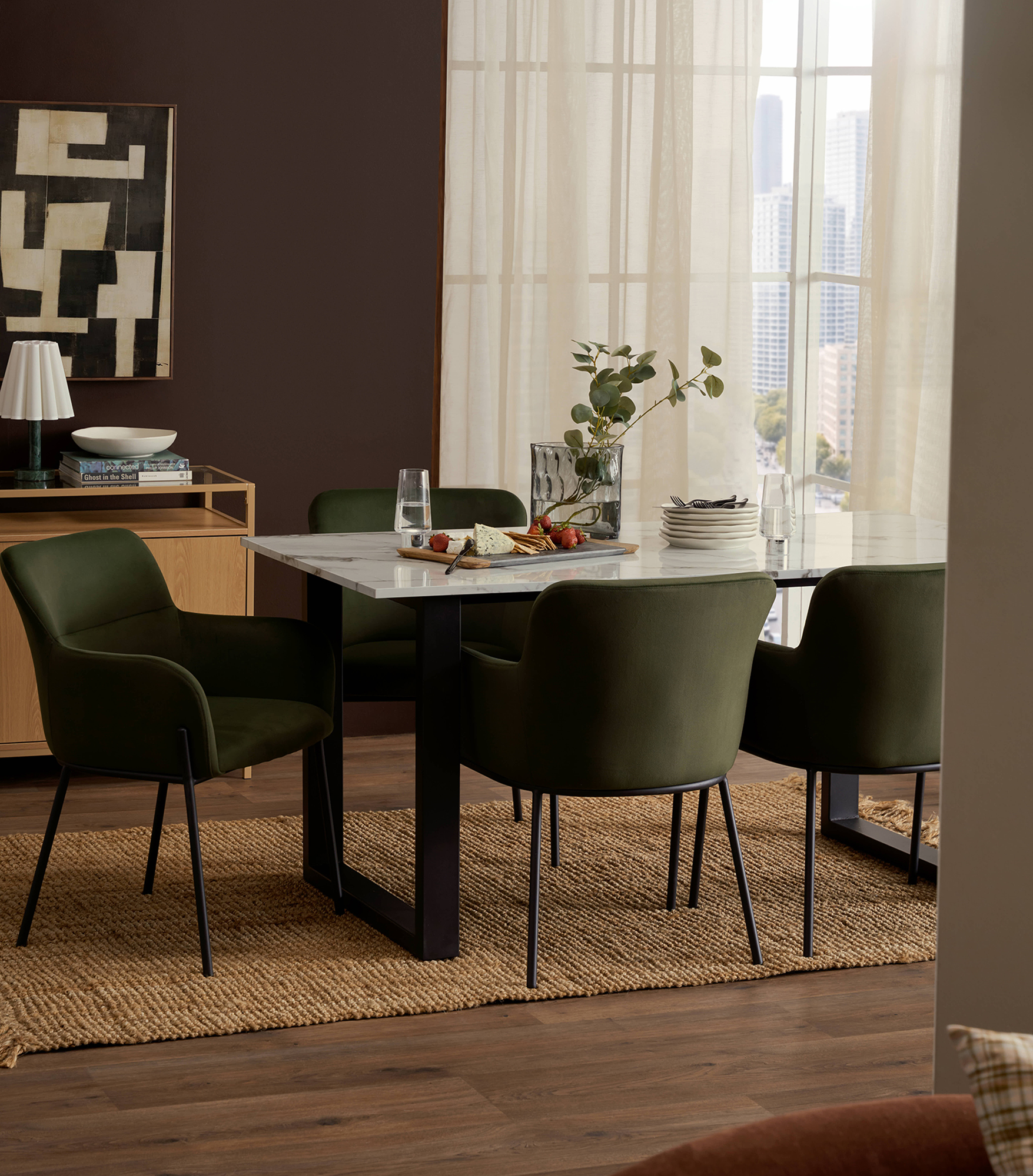 Minimalist Olive Dining photo by Temple &amp; Webster