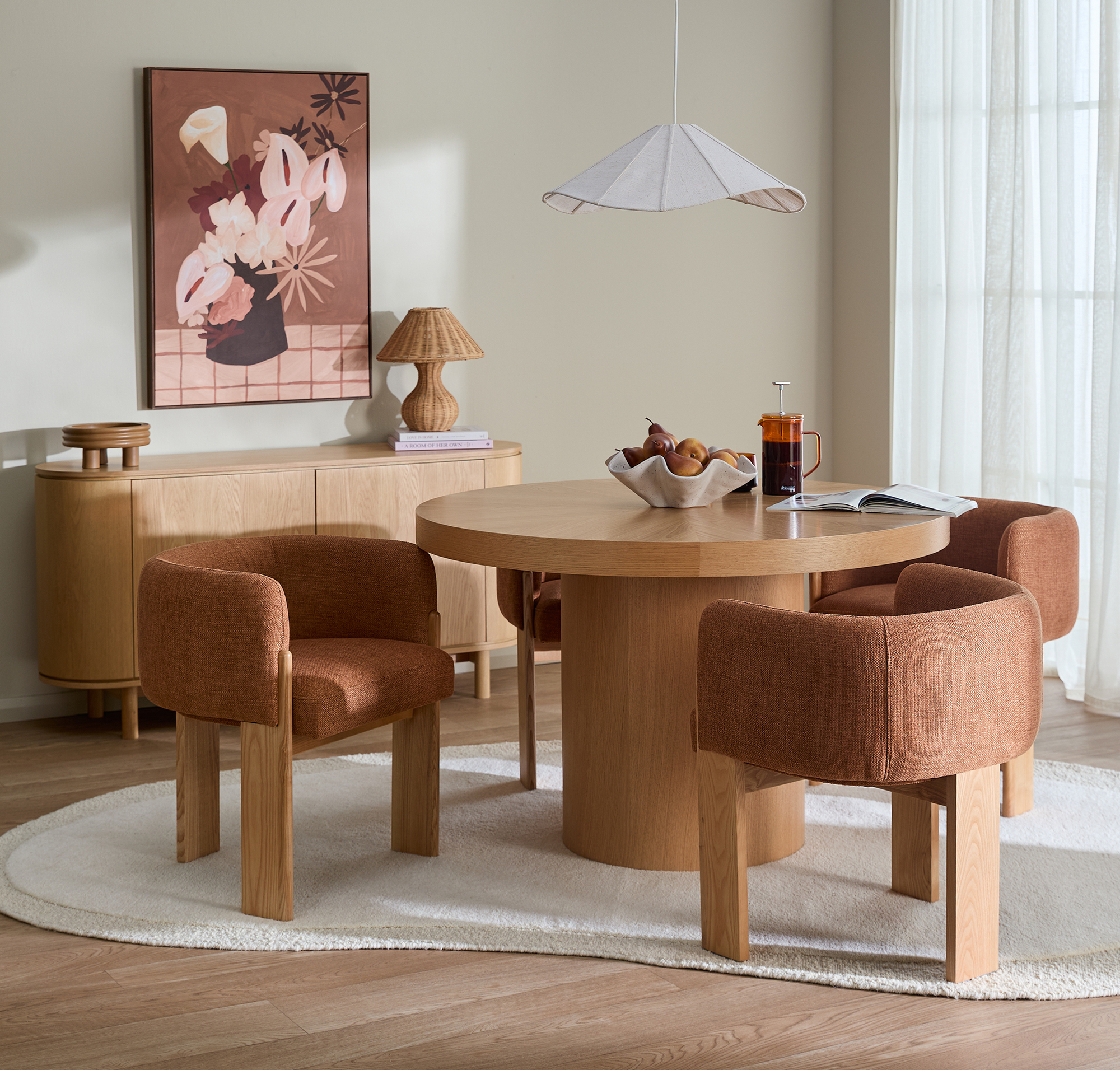 Serene Neutral Dining photo by Temple &amp; Webster