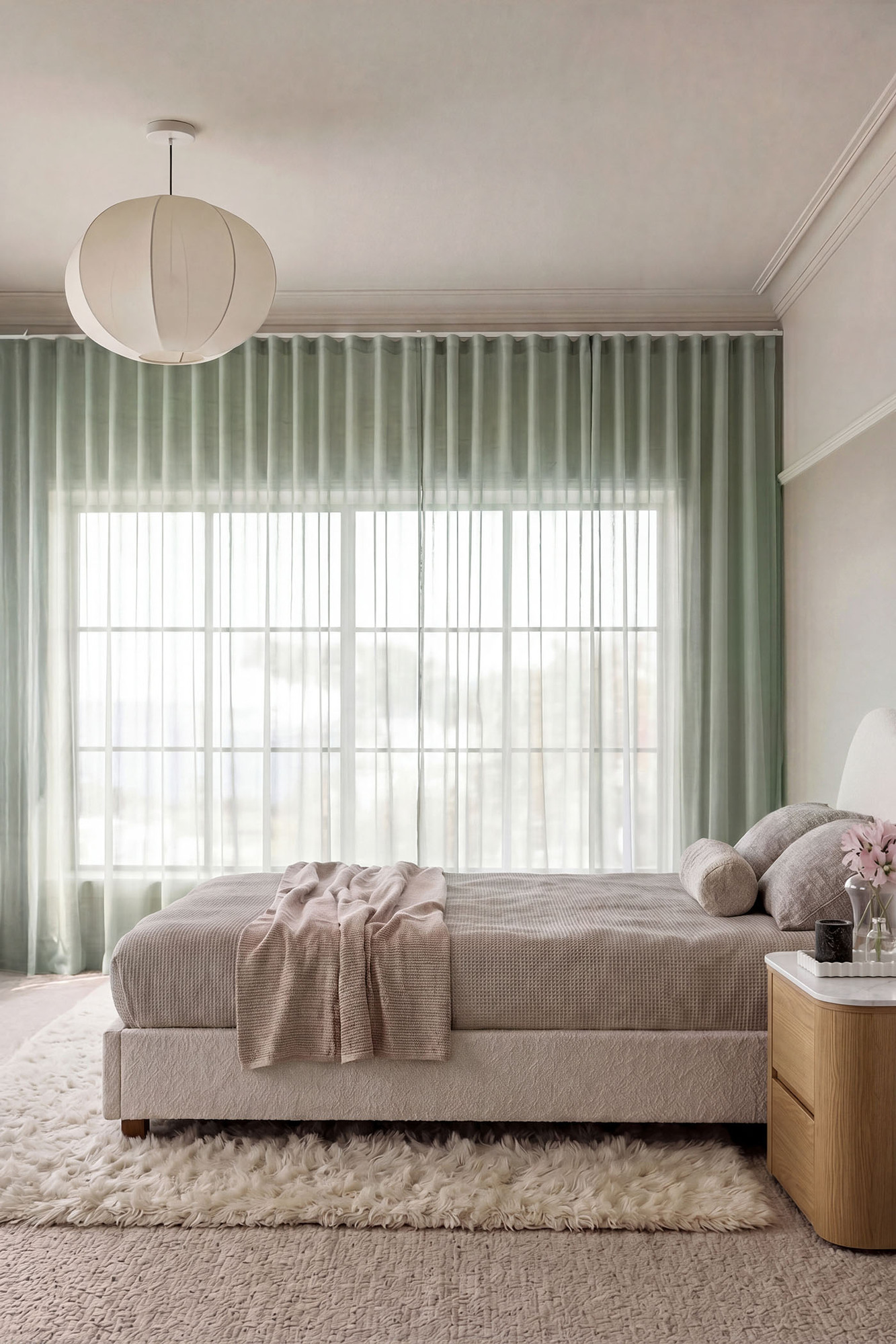 Serene Sage Bedroom photo by Temple &amp; Webster