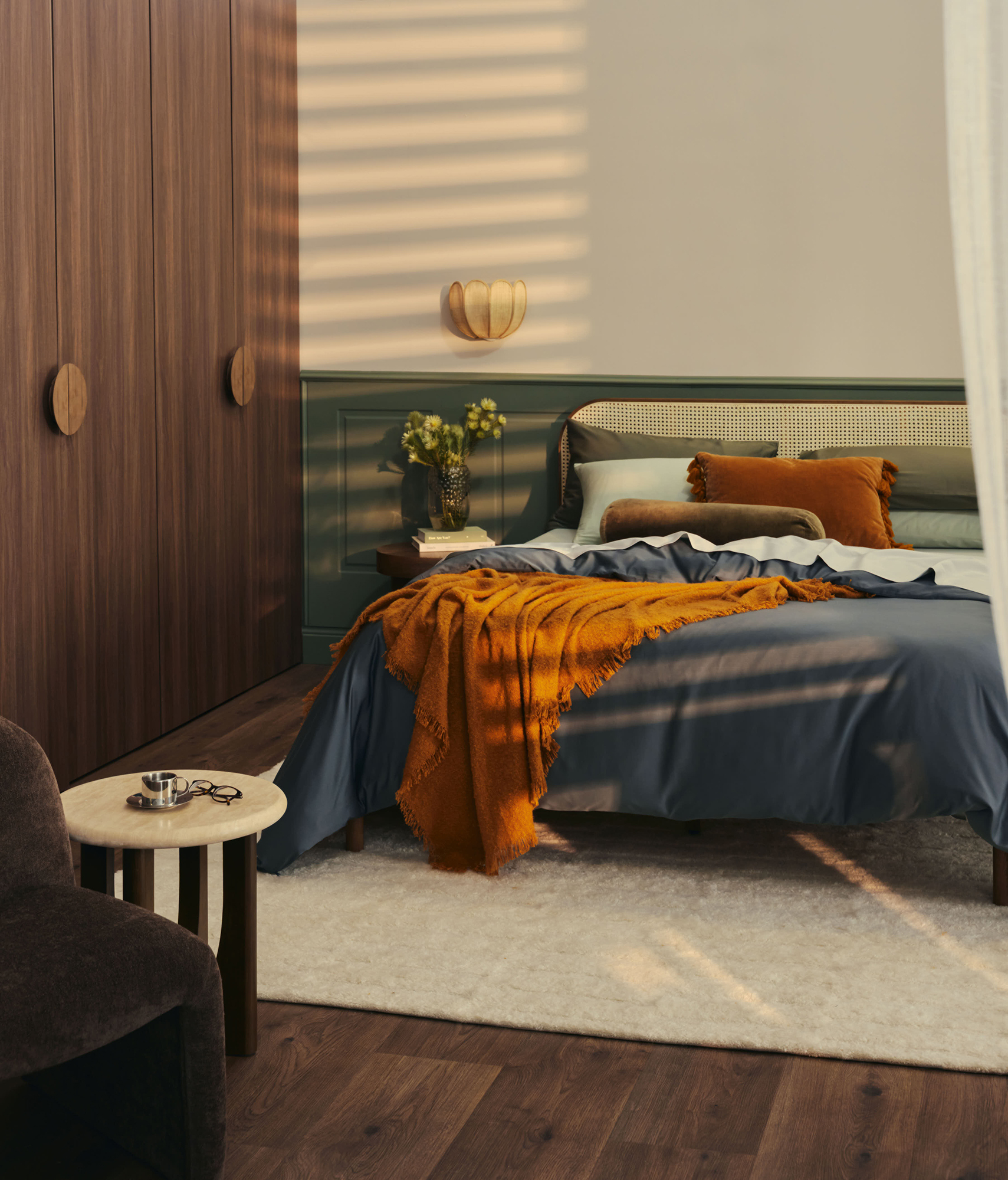Deep Warm Bedroom photo by Temple &amp; Webster