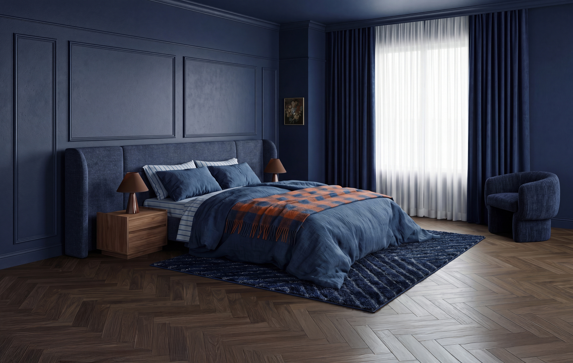 Midnight &amp; Walnut Suite photo by Temple &amp; Webster