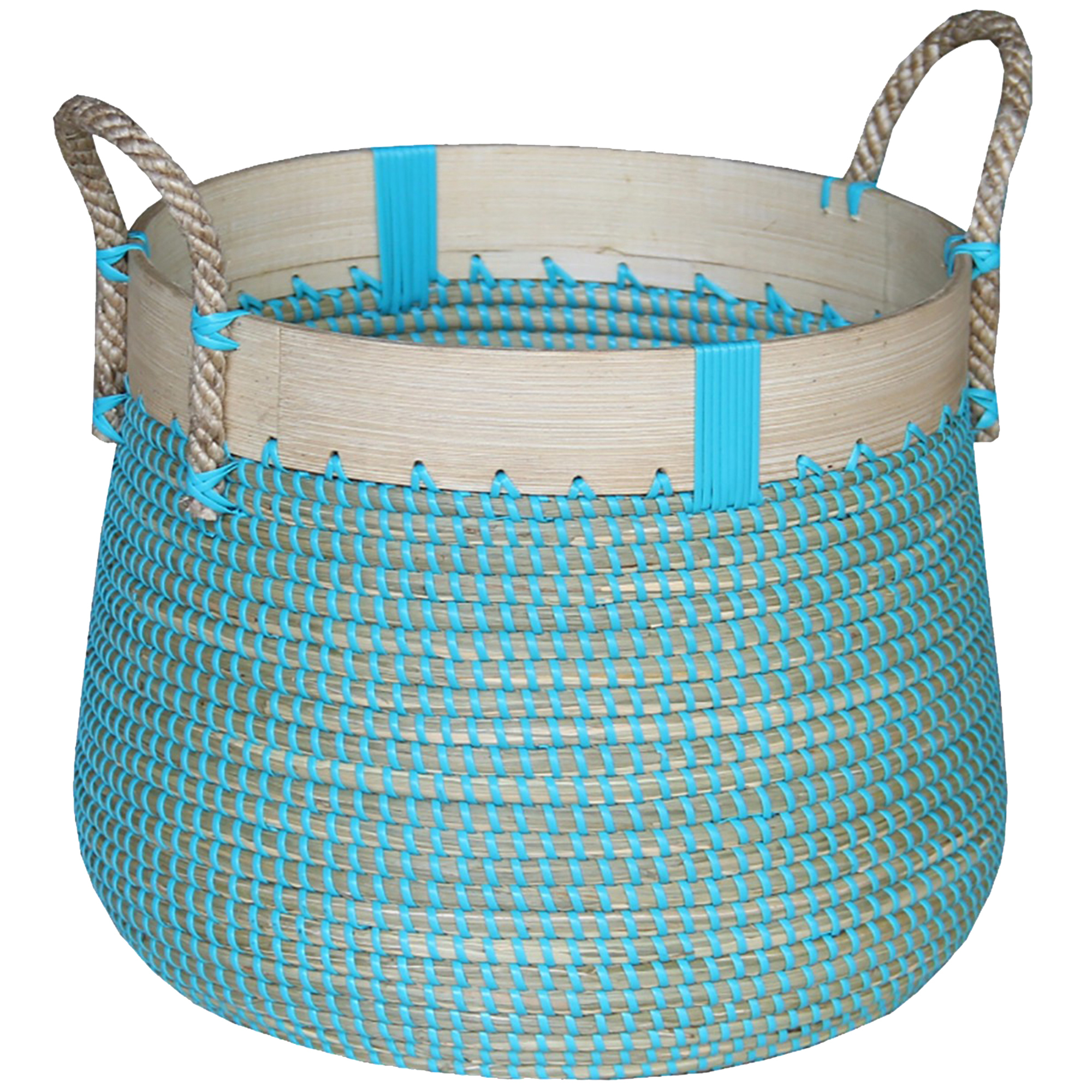 teal laundry basket