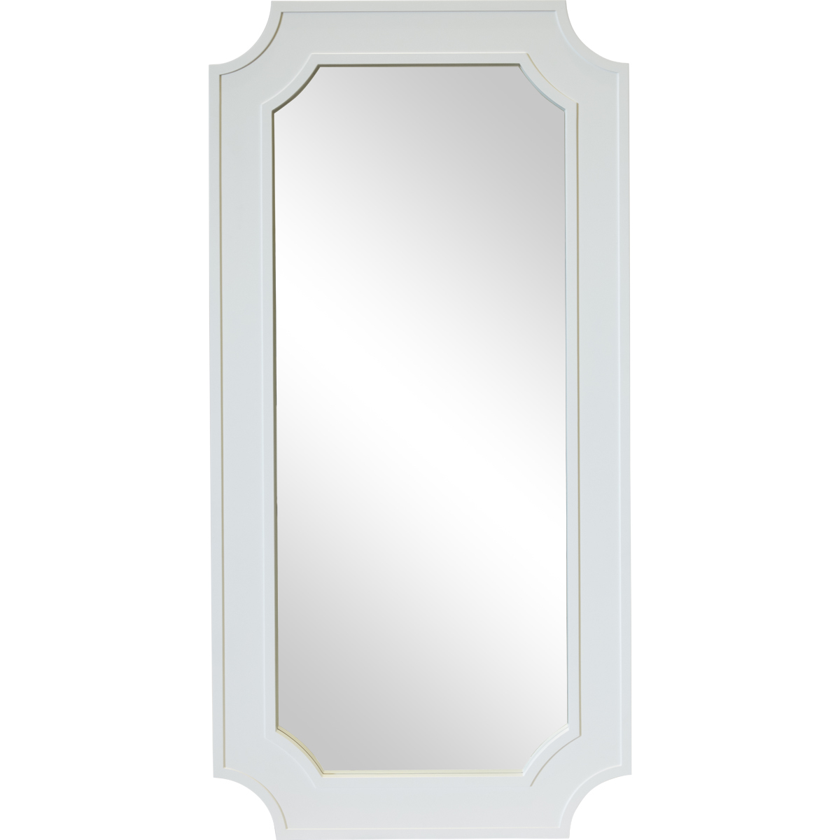 White Bungalow Leaning Mirror