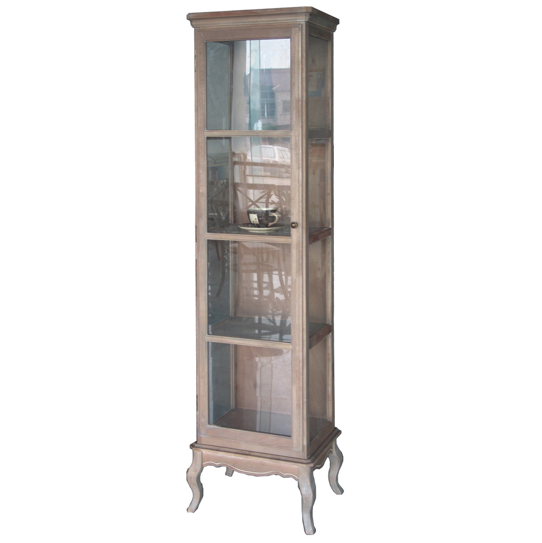 White Wash Display Cabinet Temple Webster