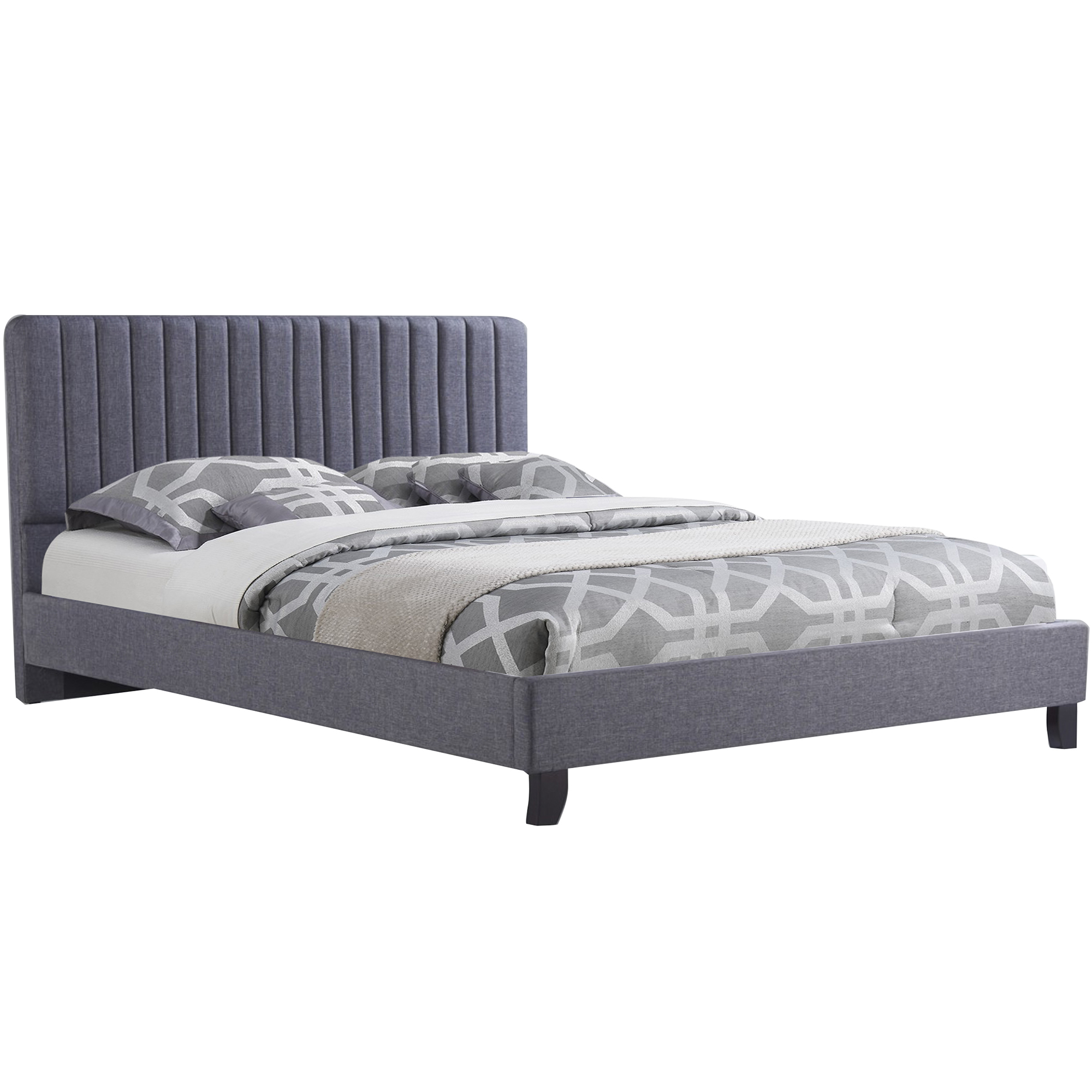 Charcoal Alexis Fabric Bed Frame