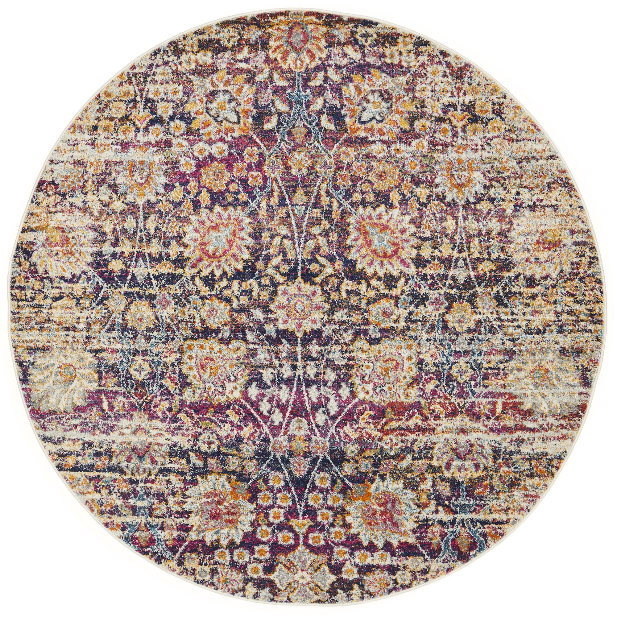 Zaire Colourful Power Loomed Modern Round Rug Temple Webster Sku Netw7102 Zaire Colourful Power Loomed Modern Round Rug Is Also Sometimes Listed Under The Following Manufacturer Numbers Mir 360 Mul 150x150