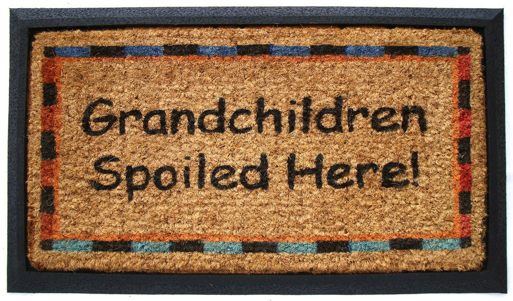 Rubber And Coir Grandchild Spoiled Door Mat Temple Webster