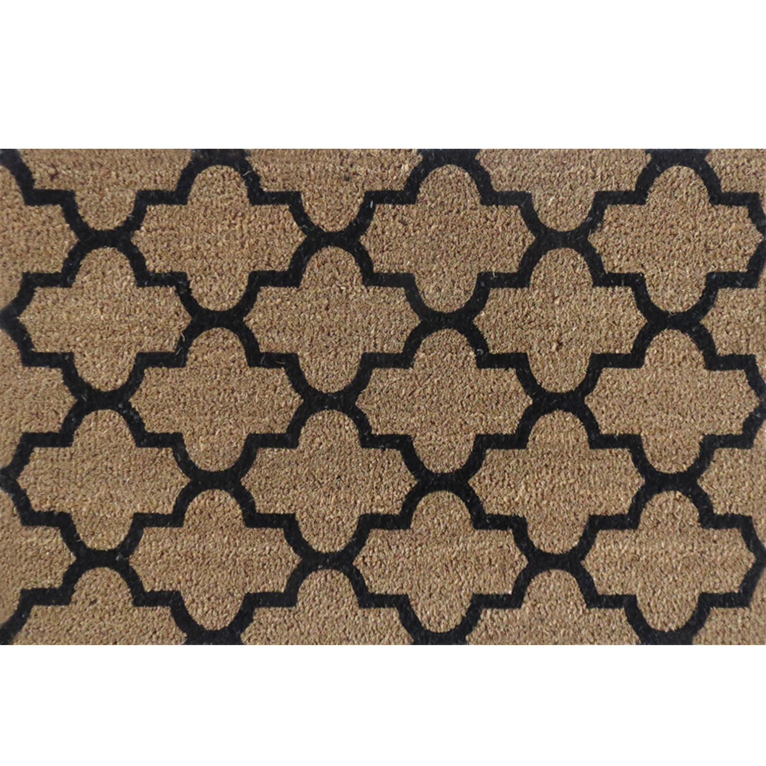 Solemate Door Mats Black Geo Tile Coir Doormat Reviews Temple
