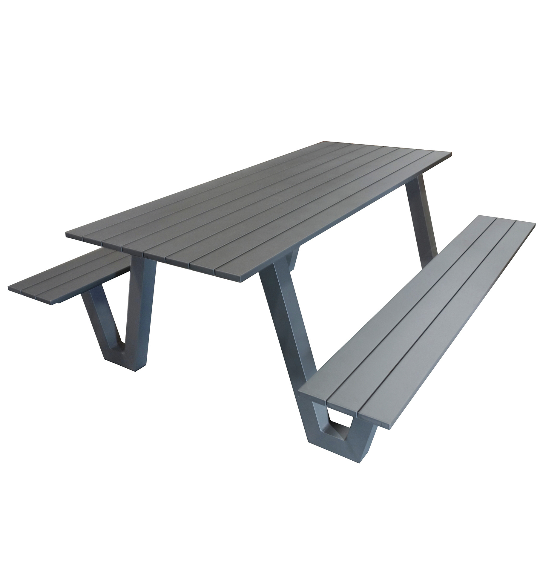 hartman 6 seater wave ii aluminium outdoor dining bench table reviews temple webster
