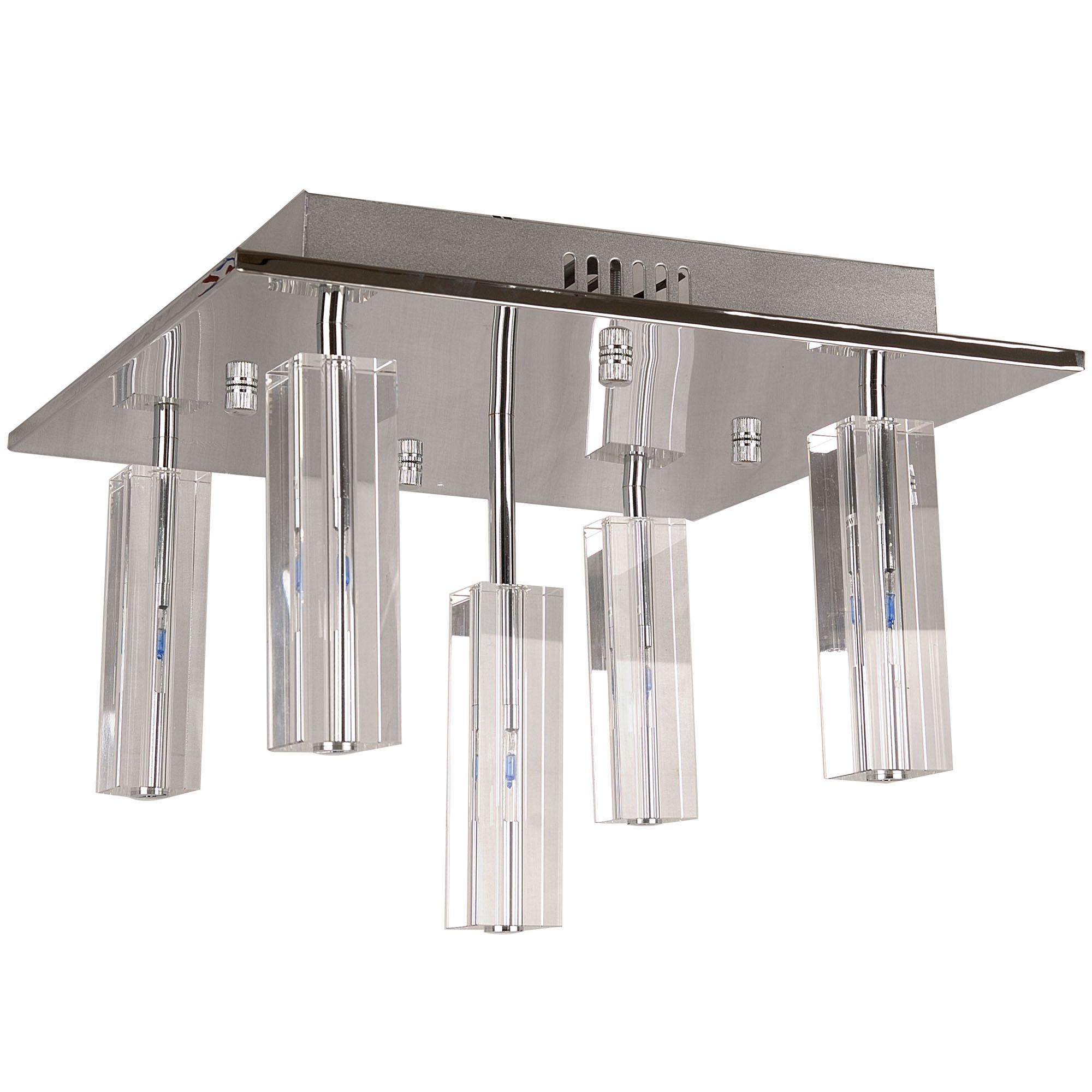 rectangular semi flush mount lighting