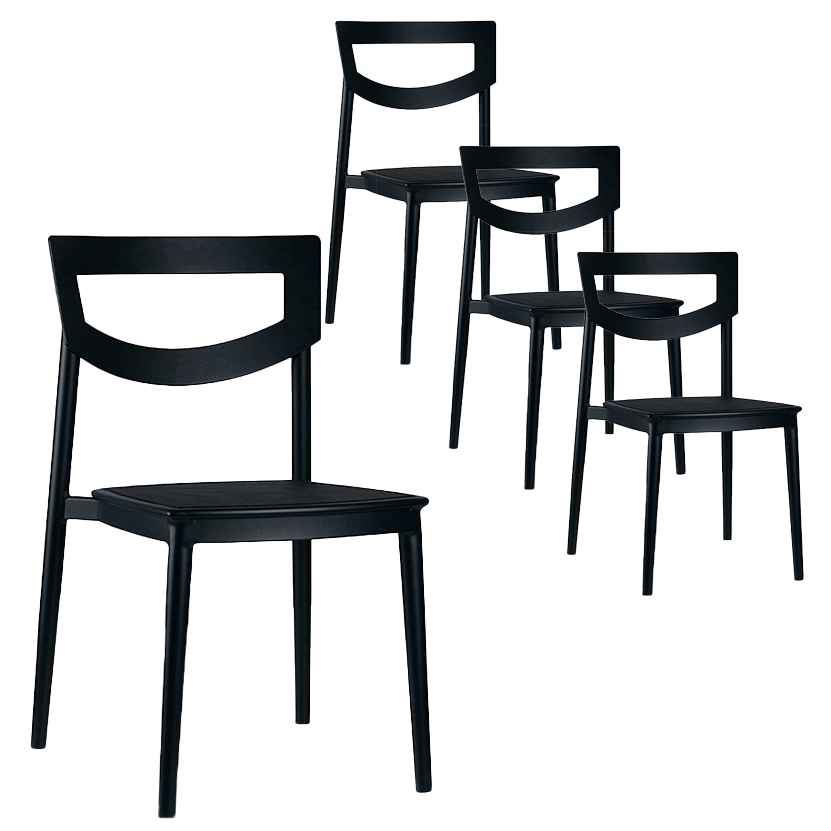 black porch chair set