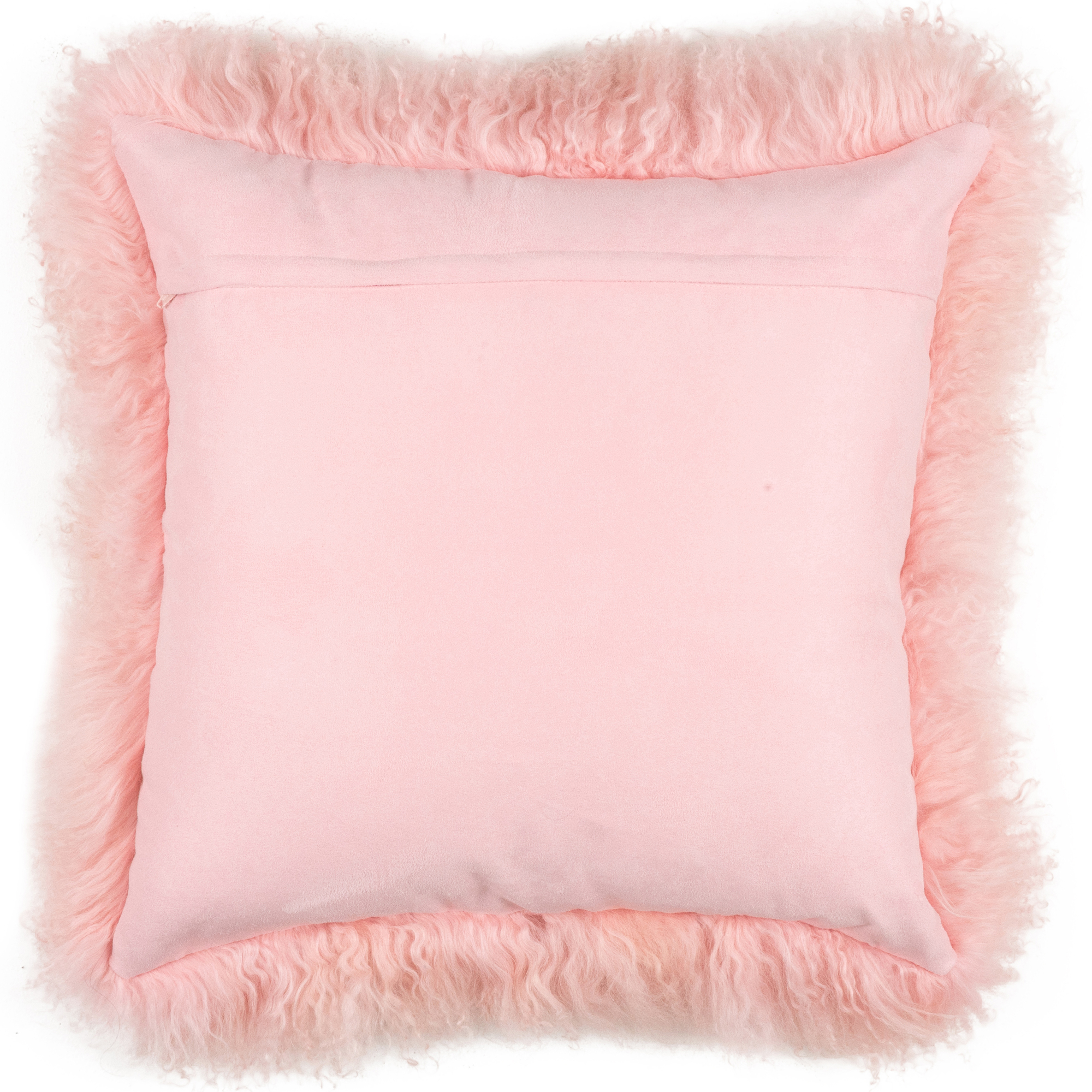 NEW Pink Mongolian Sheepskin Cushion NSWLeather,Cushions eBay