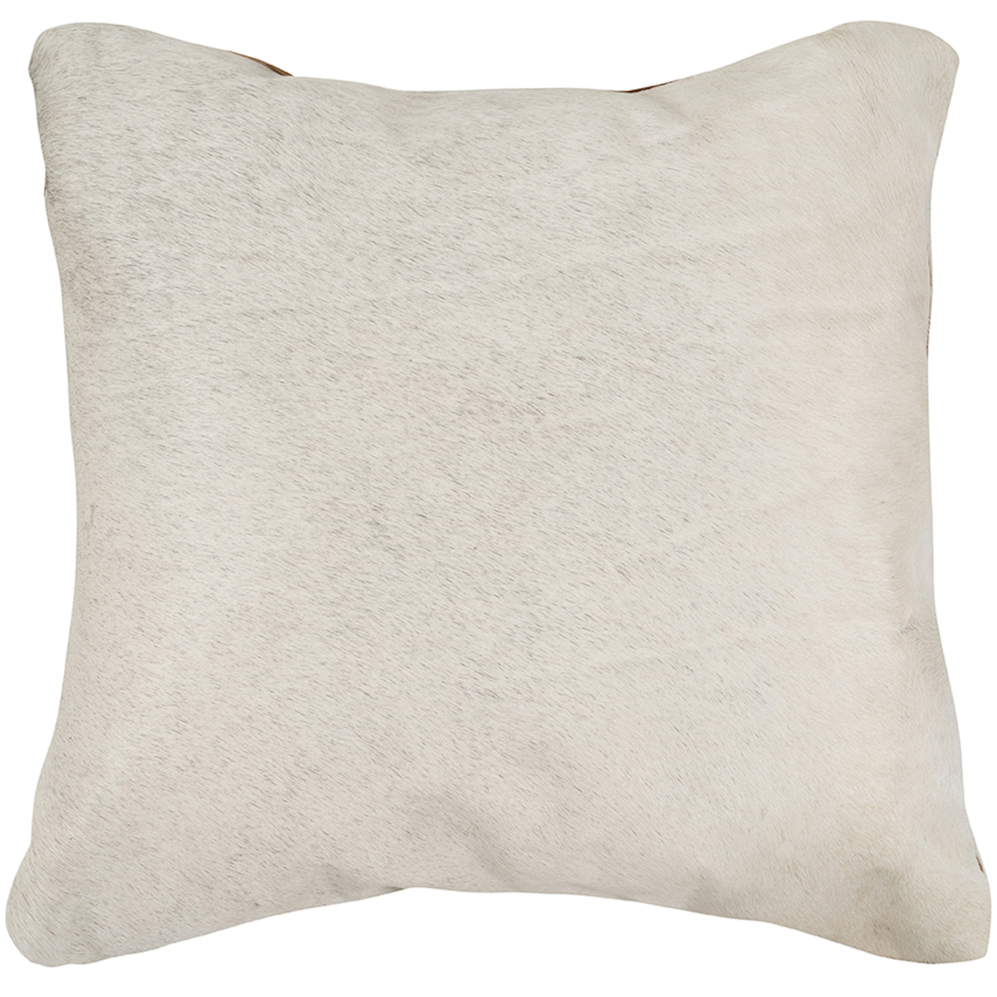 White Cowhide Cushion Temple Webster