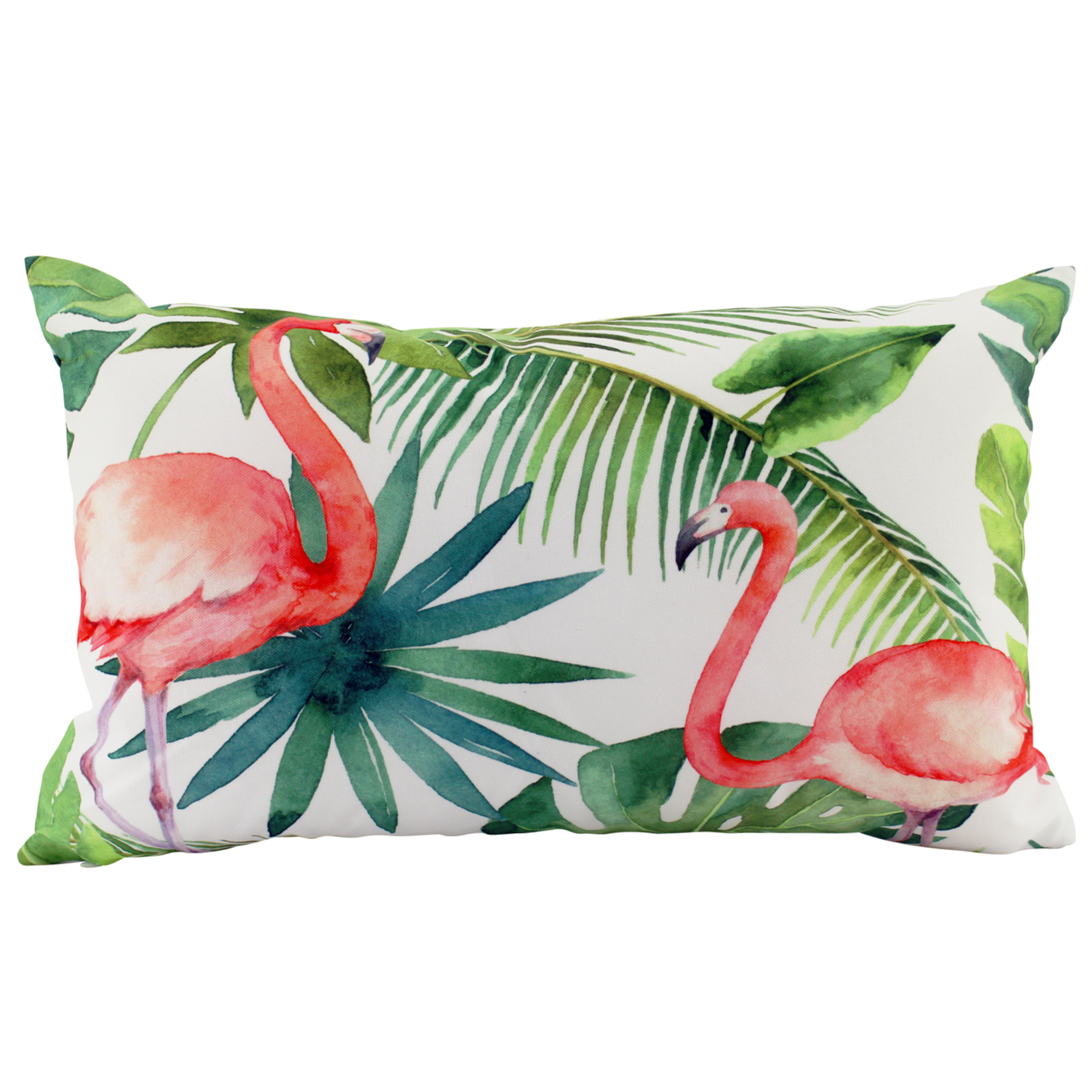 flamingo lumbar pillow