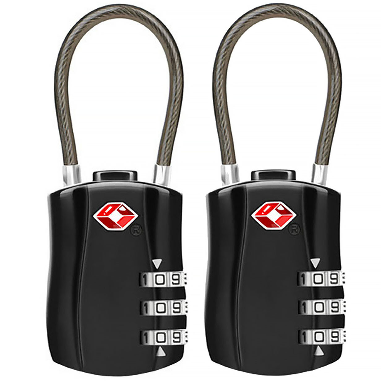 tsa cable luggage lock