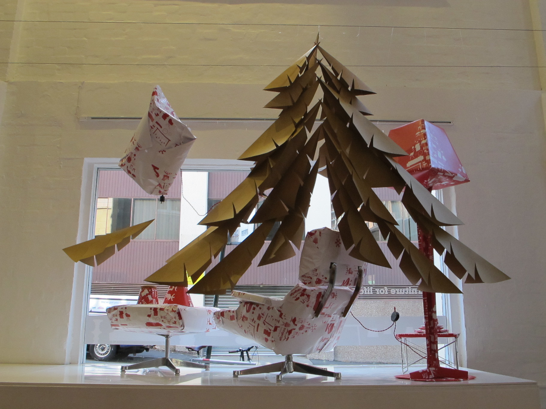 Living Edge Christmas window
