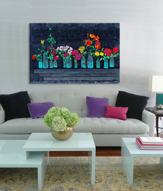 Mantel Flowers - Urban Road