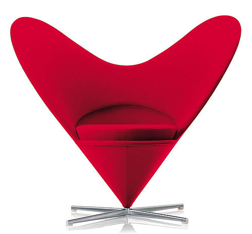 Verner Panton heart cone chair