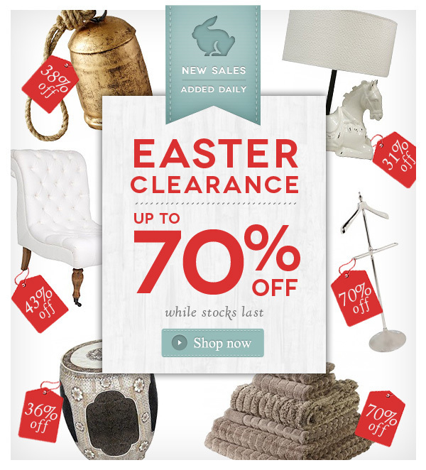 Easter Clearance starts today