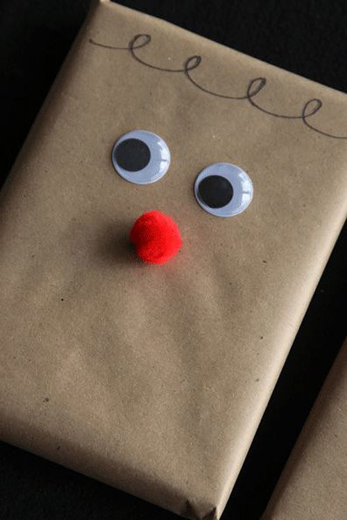 Gift wrap via Pinterest