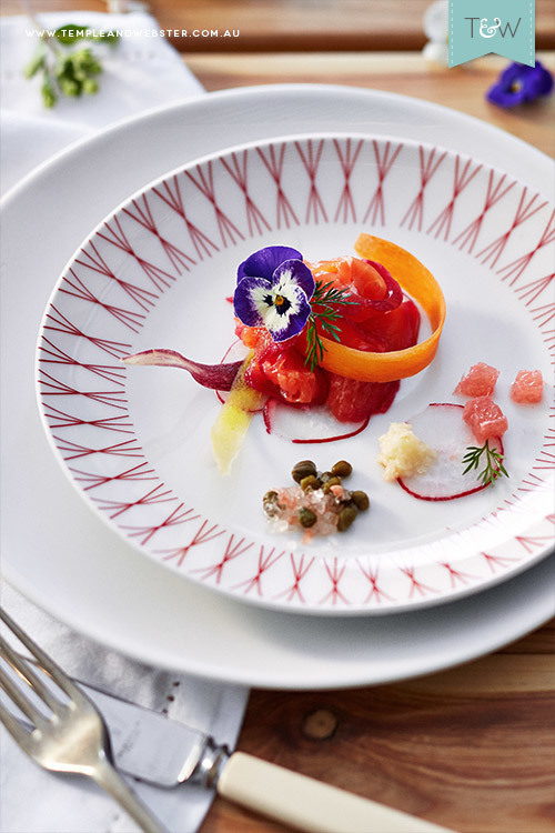Dish of the day - Beetroot Salmon Gravlax - Botanica & Maison