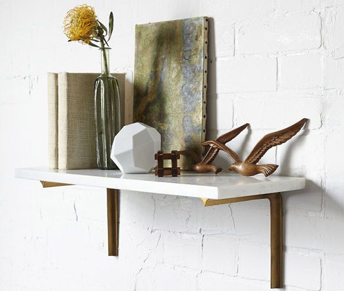 The well-styled shelf