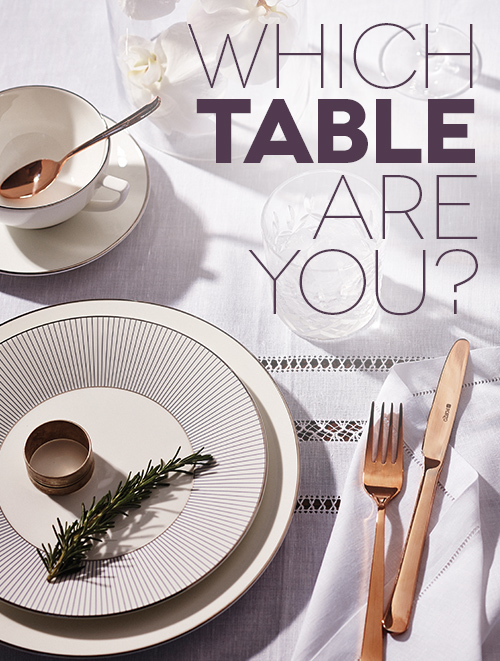 Which table are you?