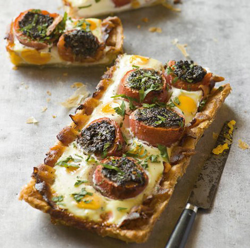 Bacon and egg pie by Jared Ingersoll via eatlove.com.au