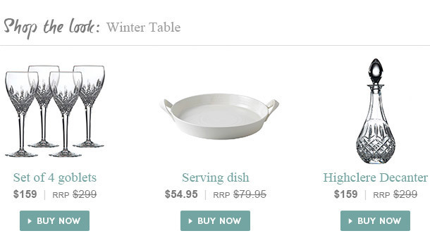 Winter table